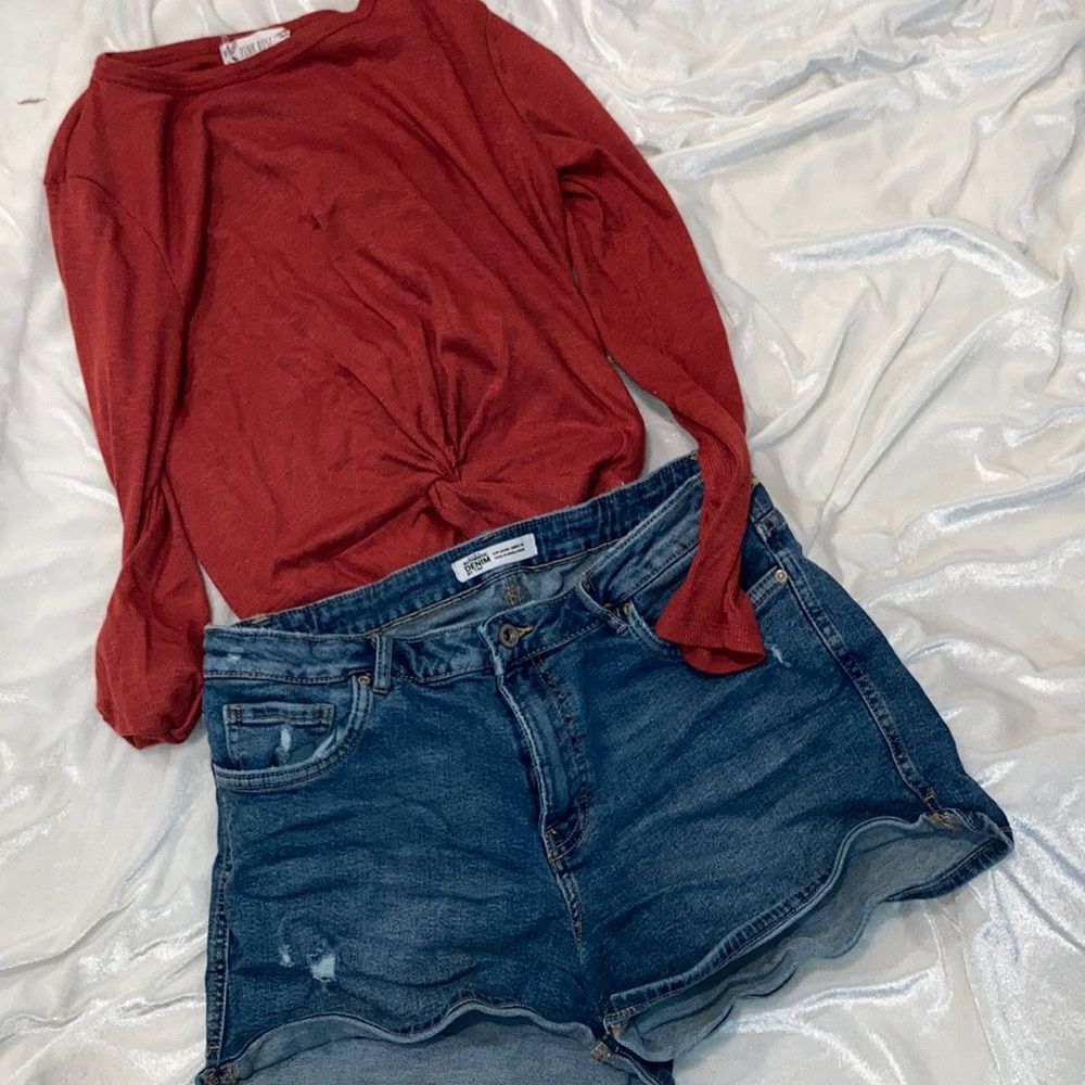 zara authentic denim by trf Shorts